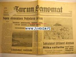 Turun Sanomat 1944 14. lokakuuta