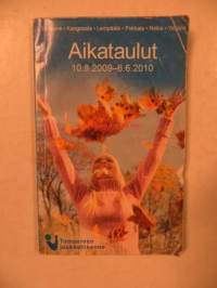 Tampereen joukkoliinkenteen Aikataulut 10.8.2009-6.6.2010