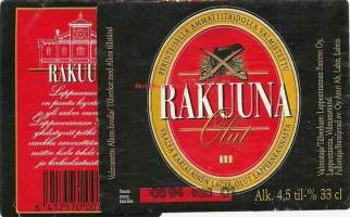 Rakuuna III Olut   - olutetiketti