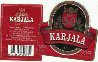 Karjala III Olut    - olutetiketti