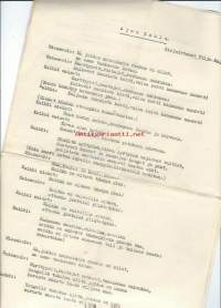 Viljo Kajava - moniste 2 sivua  /Ajan laulu: runo puhekuorolle. Sos.-dem. Työläisnuorisoliitto, 1939 tilaisuuteen laadittu runo