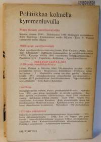 Asevelisosialismista kansanrintamaan. Politiikkaa kolmella-kymmenluvulla