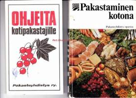 Pakastaminen kotona, 1976.  Seepra-sarja 29.Lisäksi Ohjeita kotipakastajalle-vihkonen.