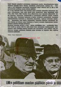 Talvisodan poliittinen näytelmä - UM:n poliittisen osaston päällikön päiviä ja öitä. 1970