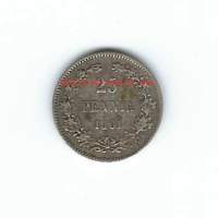 25 penniä  1901 hopeaa