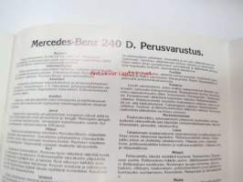 Mercedes-Benz 200D 240D, 300D -myyntiesite