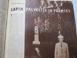 Suomen Kuvalehti 1958 nr 40, ilmestynyt 4.10.1958, sis. mm. seur. artikkelit / kuvat / mainokset; Kansikuva  &quot;Veljekset metsätiellä&quot;, Nylor Elysée linssit -