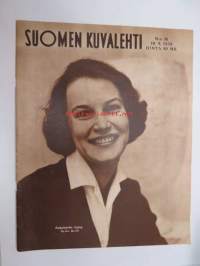 Suomen Kuvalehti 1958 nr 38, ilmestynyt 20.9.1958, sis. mm. seur. artikkelit / kuvat / mainokset; Kansikuva  &quot;Fuksitytön hymy&quot; - Salme Suvanto - Vammala), Makao,