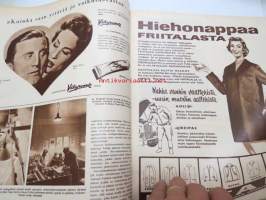 Suomen Kuvalehti 1958 nr 38, ilmestynyt 20.9.1958, sis. mm. seur. artikkelit / kuvat / mainokset; Kansikuva  &quot;Fuksitytön hymy&quot; - Salme Suvanto - Vammala), Makao,