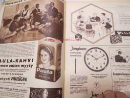 Suomen Kuvalehti 1958 nr 47, ilmestynyt 22.11.1958, sis. mm. seur. artikkelit / kuvat / mainokset; Kansikuva  &quot;Villaa ylle rajaseudun lapsille&quot;Paulig, Junghans,