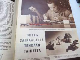 Suomen Kuvalehti 1958 nr 47, ilmestynyt 22.11.1958, sis. mm. seur. artikkelit / kuvat / mainokset; Kansikuva  &quot;Villaa ylle rajaseudun lapsille&quot;Paulig, Junghans,