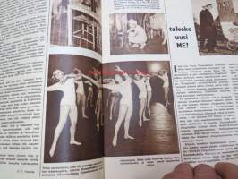 Suomen Kuvalehti 1958 nr 47, ilmestynyt 22.11.1958, sis. mm. seur. artikkelit / kuvat / mainokset; Kansikuva  &quot;Villaa ylle rajaseudun lapsille&quot;Paulig, Junghans,
