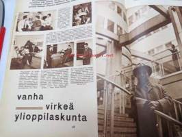 Suomen Kuvalehti 1958 nr 47, ilmestynyt 22.11.1958, sis. mm. seur. artikkelit / kuvat / mainokset; Kansikuva  &quot;Villaa ylle rajaseudun lapsille&quot;Paulig, Junghans,