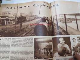 Suomen Kuvalehti 1958 nr 47, ilmestynyt 22.11.1958, sis. mm. seur. artikkelit / kuvat / mainokset; Kansikuva  &quot;Villaa ylle rajaseudun lapsille&quot;Paulig, Junghans,