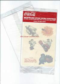 Coca-Cola tatuointi/siirtokuva avaamaton pakkaus