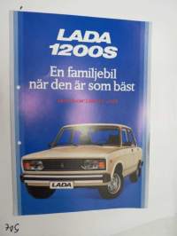 Lada 1200S -myyntiesite ruotsiksi
