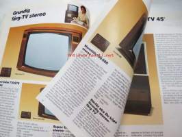 Grundig revue 1983 -TV, video, radio, stereo, autoradio tuoteluettelo ruotsiksi