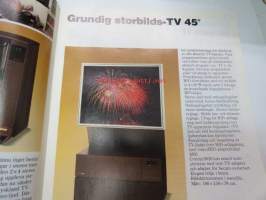 Grundig revue 1983 -TV, video, radio, stereo, autoradio tuoteluettelo ruotsiksi