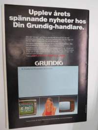 Grundig revue 1983 -TV, video, radio, stereo, autoradio tuoteluettelo ruotsiksi