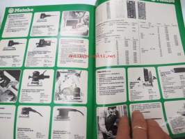 Metabo 1981 - Sähkökäsityökoneet, penkkihiomakoneet -tuoteluettelo / myyntiesite