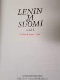 Lenin ja Suomi - Osa I 1987, osa II 1989, osa III 1990, jokainen osa on omassa erillisessä säilytyslaatikossa