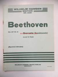 Beethoven Sonate (Maaneskinssonate) - nuottivihko