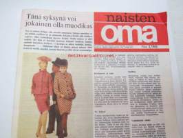 Miesten oma / Naisten oma 1964 nr 2 -selostavan mainonnan osoitteeton julkaisu