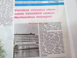 Miesten oma / Naisten oma 1965 nr 3 -selostavan mainonnan osoitteeton julkaisu