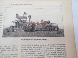 Kyläkirjaston kuvalehti - vuosikerrat 1899-1900 kirjaksi sidottuna, monipuolinen ja runsas kirjallinen sekä kuvallinen aineisto sekä Suomea, että ulkomaita