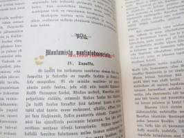 Kyläkirjaston kuvalehti - vuosikerrat 1899-1900 kirjaksi sidottuna, monipuolinen ja runsas kirjallinen sekä kuvallinen aineisto sekä Suomea, että ulkomaita