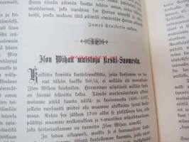 Kyläkirjaston kuvalehti - vuosikerrat 1899-1900 kirjaksi sidottuna, monipuolinen ja runsas kirjallinen sekä kuvallinen aineisto sekä Suomea, että ulkomaita