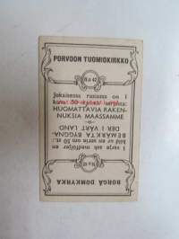 Porvoon tuomiokirkko nr  42 - Borgå domkyrka -keräilykortti