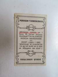 Porvoon tuomiokirkko nr  42 - Borgå domkyrka -keräilykortti