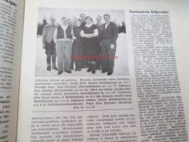 Vappu Ahjo 1955 nr 8 - Suomen Metallityöväen Liitto ry jäsenlehti, kansikuvitus Eero Einari