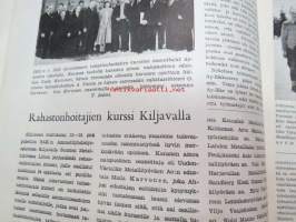 Vappu Ahjo 1955 nr 8 - Suomen Metallityöväen Liitto ry jäsenlehti, kansikuvitus Eero Einari