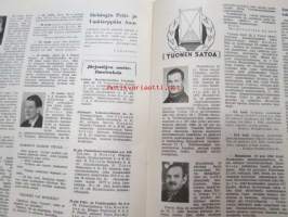 Vappu Ahjo 1955 nr 8 - Suomen Metallityöväen Liitto ry jäsenlehti, kansikuvitus Eero Einari