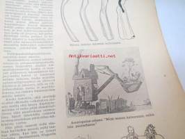 Tuulispää 1946 nr 4, pila- ja huumorilehti, kansikuva ym. kuvitusta Erkki Tanttu, muita kuvittajia mm. Marttinen