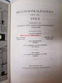 Byggnadskalendern nr 36 1964
