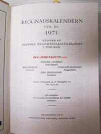 Byggnadskalendern nr 43 1971