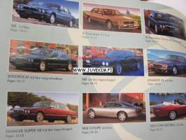 Jaguar &amp; Daimler range 1998 -myyntiesite
