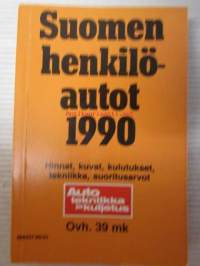 Suomen henkilöautot 1990 - Hinnat, kuvat, kulutukset, tekniikka, suoritusarvot.