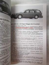 Suomen henkilöautot 1990 - Hinnat, kuvat, kulutukset, tekniikka, suoritusarvot.