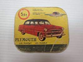 Plymouth - Paulig keräilykortti