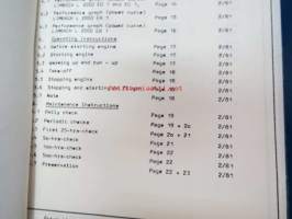 Limbach L 2000 and series 2/1984 Engine Manual -ohjekirja, kopio