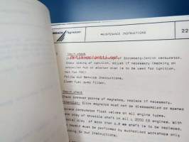Limbach L 2000 and series 2/1984 Engine Manual -ohjekirja, kopio
