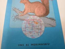 Merimasku 1043 03 Maastokartta 1996 Peruskartta / Grundkarta 1:20 000