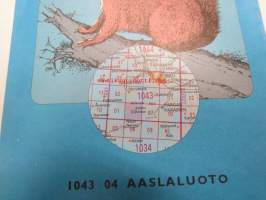 Aaslaluoto 1043 04 Maastokartta 1997 Peruskartta / Grundkarta 1:20 000