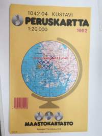 Kustavi 1042 04 1992 Peruskartta 1:20 000