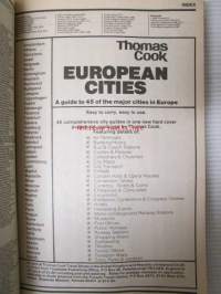 Thomas Cook Overseas Timetable 1982 - Railway and road services quide - Juna ja tie opas, katso sisältö kuvista tarkemmin