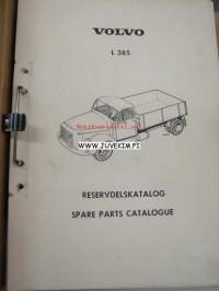 Volvo L 385 Reservdelskatalog / Spare parts catalog -varaosakirja